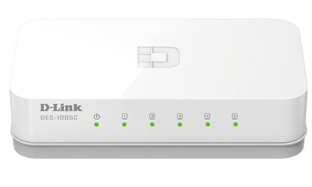 SWITCH DLINK 5 PORTAS 10/100 MBPS NÃO GERENCIADO
