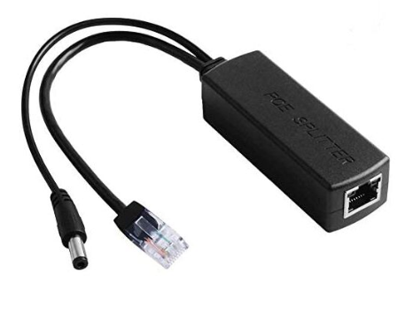 POE INJECTOR PASSIVO E KIT SPLITER 24V 100M