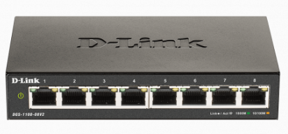 DLINK SWITCH 8 PORTAS SMART GIGABIT COM GESTÃO