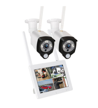 WINTECH KIT VIGILANCIA WIRELESS 4 CANAIS COM MONITOR DE 7'' LCD TOUCH NVR